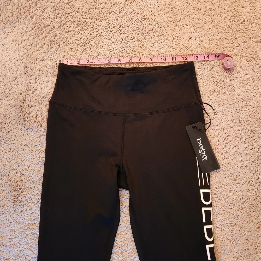 BeBe Sports Black & White Leggings Size Small - Picture 5 of 9